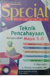 Special Project: Teknik Pencahayaan Menggunakan Maya 5.0