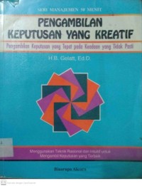 Image of Pengambilan Keputusan yang Kreatif